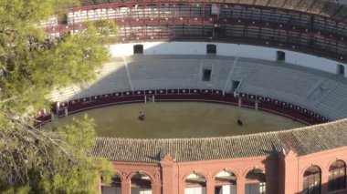Malagueta boğa güreşçileri antrenmanı, Malaga, İspanya