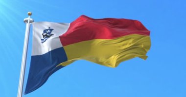 Almere Flag, Flevoland, Hollanda. Döngü