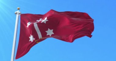 Haarlem Bayrağı, Kuzey Hollanda, Hollanda. Döngü