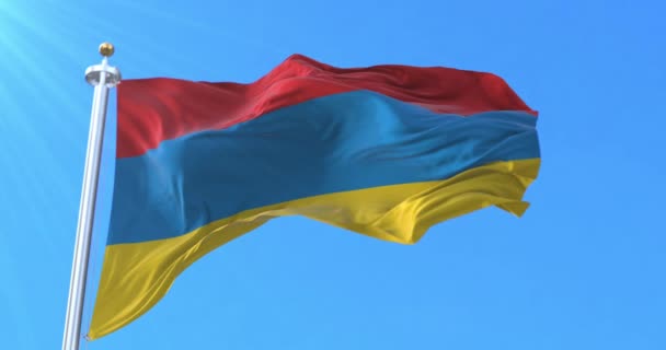 Народний Прапор Гаро Ачик Петля — стокове відео