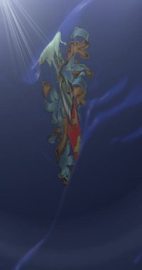 Bulawayo bayrağı, Zimbabwe. Döngü. 4K Dikey