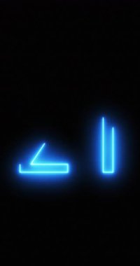 Polonyalı Zloty Sembolü neon ışığı altında. Döngü. 4K Dikey