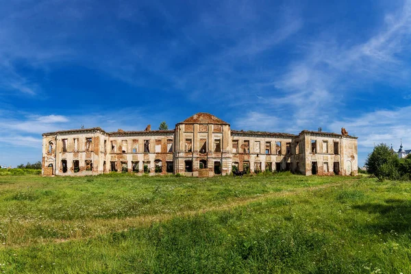 An old abandoned palace house in Izyaslav. Ukraine