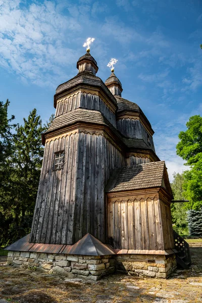 Gereja Kayu Tua Ukraina Travels Ukraine — Stok Foto