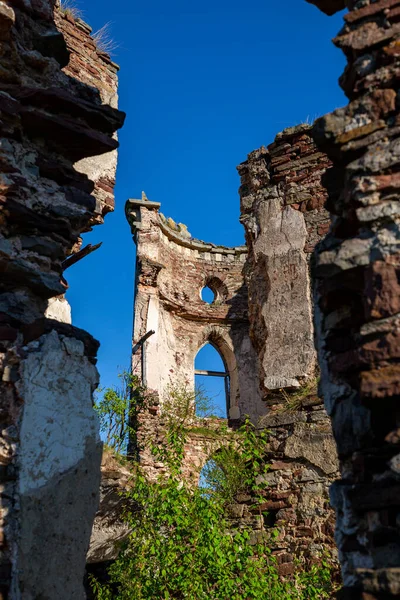 在Chervonohrad城堡的废墟在托儿所 乌克兰 — 图库照片