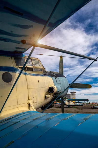 Aviones Abandonados Viejos Aire Libre — Foto de Stock