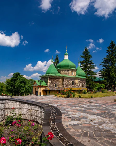 Église Bois Saint Michael Plyasheva Bataille Berestechko Place — Photo