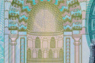 20 Pound Mısır 'da tasarımcılar için görüntünün bir parçası. Ulusal para birimi Mısır. Polimer para.