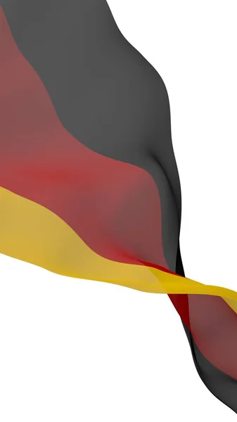 Bandera Alemania Ilustración Gran Formato Símbolo Estatal República Federal Alemania — Foto de Stock