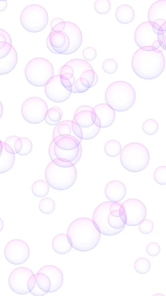 Pink Colored Background Purple Bubbles Wallpaper Texture Purple Balloons Illustration — Stock Photo, Image