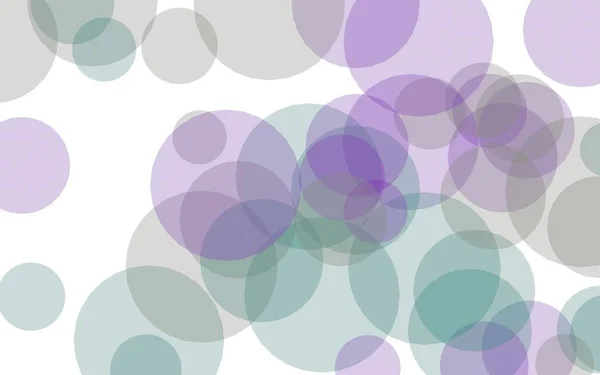 Multicolored Translucent Circles White Background Green Tones Illustration — Stock Photo, Image