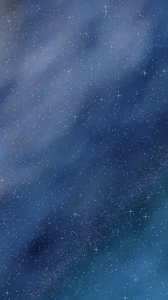 カラフルで美しい空間の背景 星空の宇宙の質感 テンプレート 青い背景 ウェブサイト モバイルデバイス アプリケーションの設計 3Dイラスト — ストック写真