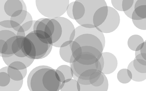 Translucent Circles White Background Illustration — Stock Photo, Image