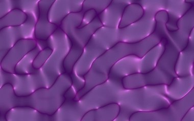 Grafik illüstrasyon - sıvı desen koyu mor renk. Modern soyut arka plan. Tasarım duvar kağıdı. 3d illüstrasyon