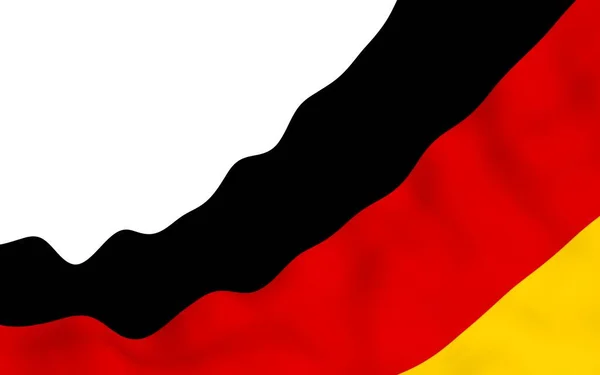 Bandera Alemania Ilustración Gran Formato Símbolo Estatal República Federal Alemania — Foto de Stock