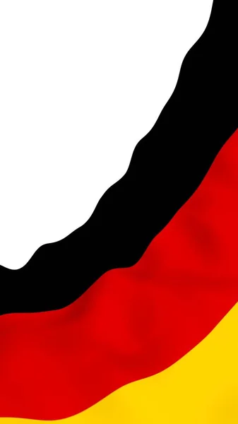 Flag Germany Wide Format Illustration State Symbol Federal Republic Germany — Stock Photo, Image