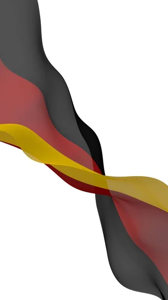 Bandera Alemania Ilustración Gran Formato Símbolo Estatal República Federal Alemania —  Fotos de Stock