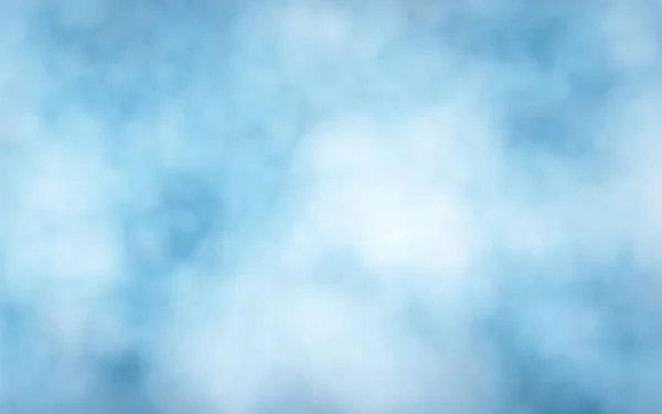 Fond Fumée Abstraite Couleur Blanche Isolé Sur Fond Couleur Bleue — Photo