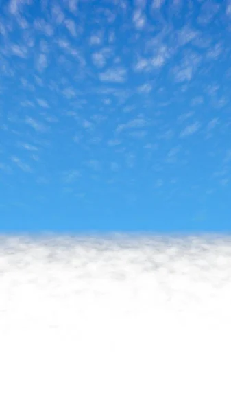 Blue Sky Background White Clouds Cumulus White Clouds Clear Blue — Stock Photo, Image