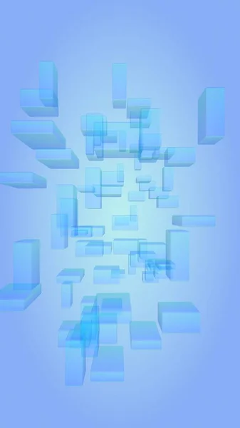 Синьо Білий Абстрактний Цифровий Технологічний Фон Візерунок Повторюваними Прямокутниками Вертикальна — стокове фото