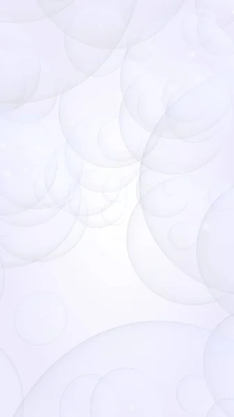 Abstracte Witte Achtergrond Achtergrond Met Lichte Transparante Belletjes Verticale Oriëntatie — Stockfoto