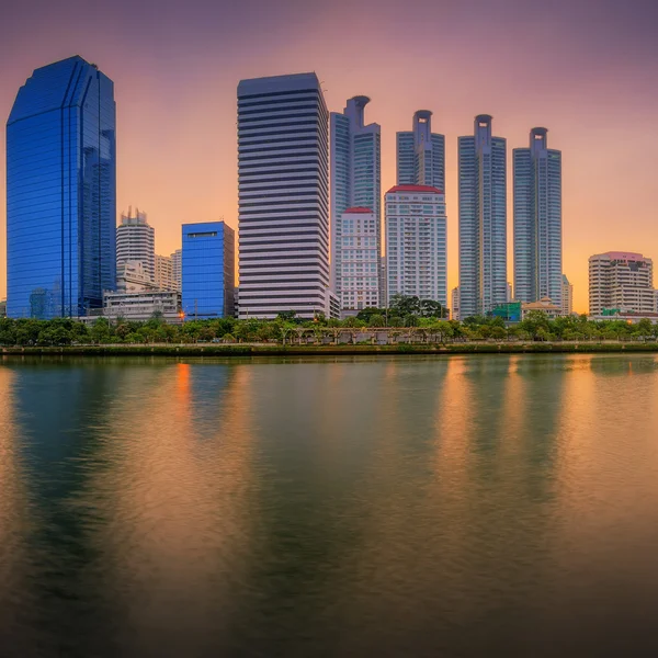 Grattacieli nel quartiere degli affari, Thailandia — Foto Stock