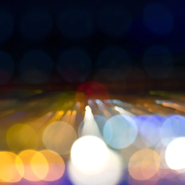 Blurred abstract Christmas lights — Stock Photo, Image