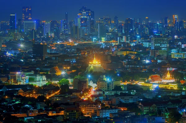 Golden Mountain Pagoda in Bangkok — Stock Photo, Image