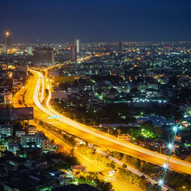 Bangkok yükseltilmiş Otoban