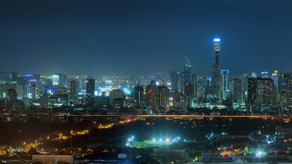 Bangkok nacht weergave — Stockfoto