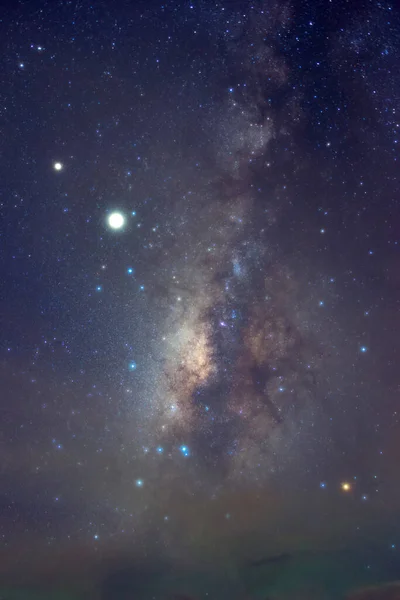 Schöne Milchstraßengalaxie Mit Sternen Der Nacht — Stockfoto