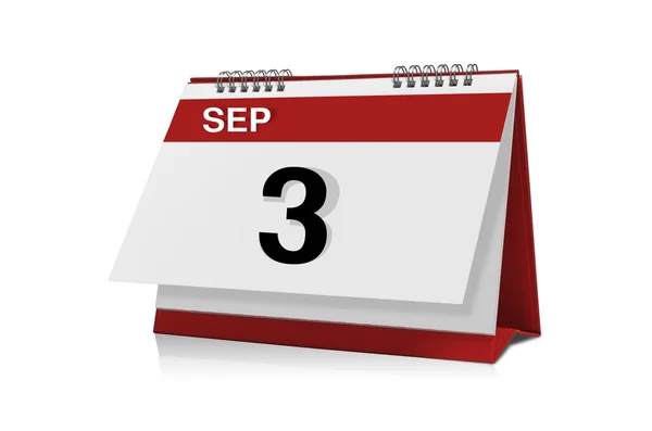 September-Kalender — Stockfoto