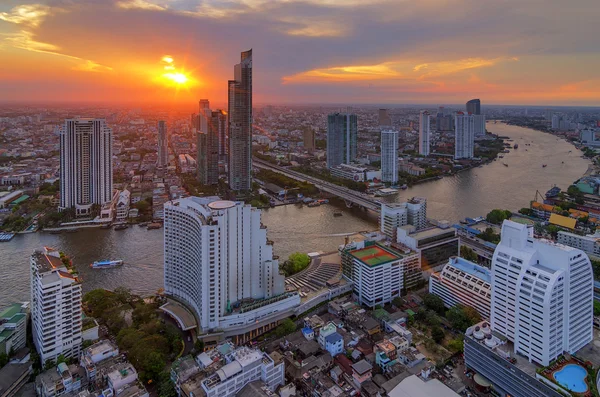 Вид на Бангкок — стоковое фото