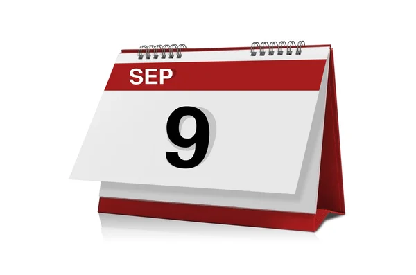 9 月のカレンダー — ストック写真