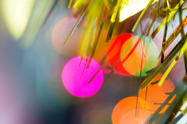 Luzes embaçadas de Natal — Fotografia de Stock