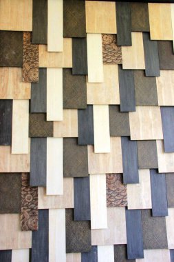 Karışık ahşap yüzey, dekorasyon