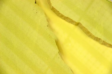 Kabarık desenli sarı bir kuma yakın çekim