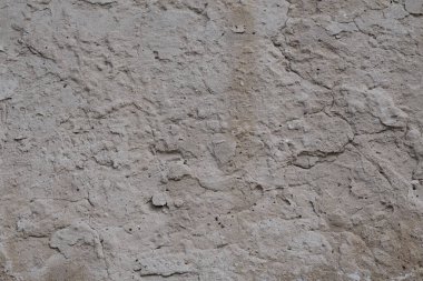 Yıkılan duvar, çatlayan alçı arka plan ...