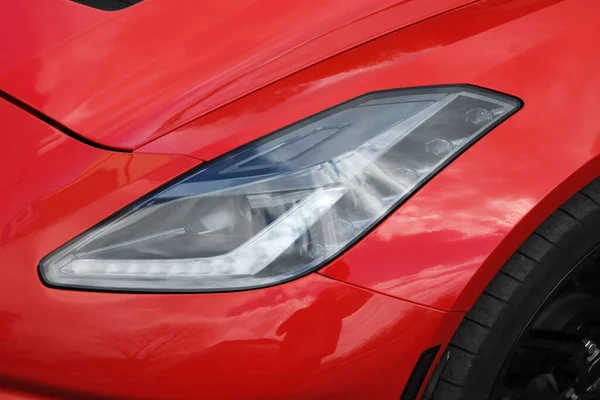 Nowoczesna Lampa Samochodowa Corvette — Zdjęcie stockowe