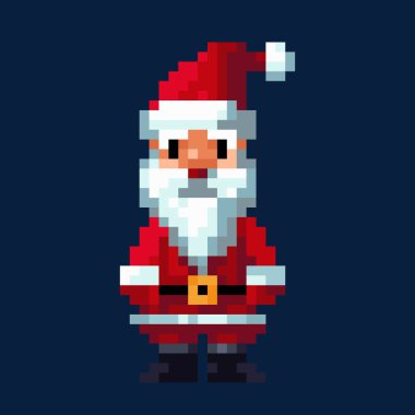 Kırmızı fiyonklu pikselli hediye kutusu simgesi. 8 bitlik oyun ikonu. Mevsimlik dekorasyon ve tatil tasarımları, tatiller, şenlik oyunları, web siteleri için.