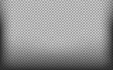 Şeffaf arkaplanda pürüzsüz soluk kenarlı gölge vignette çerçevesi. Fotoğraf, web pankartları, sunumlar ve grafik tasarımı için soyut sınır kaplaması.