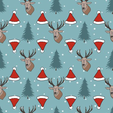 Kış Noel 'i kusursuz desen tasarımı