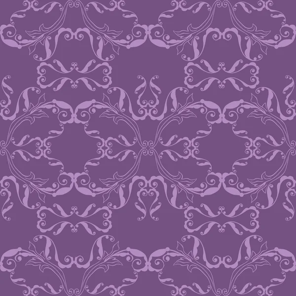 抽象的な紫のシームレス パターン — ストックベクタ
