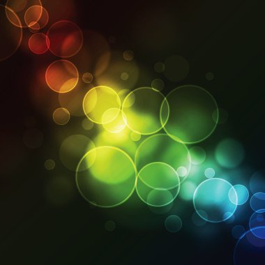 Vektör bokeh ışıklar