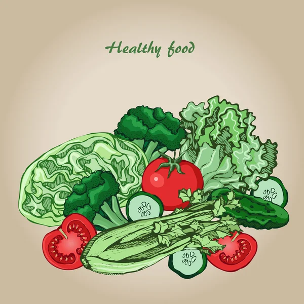 健康食品 2 — 图库矢量图片