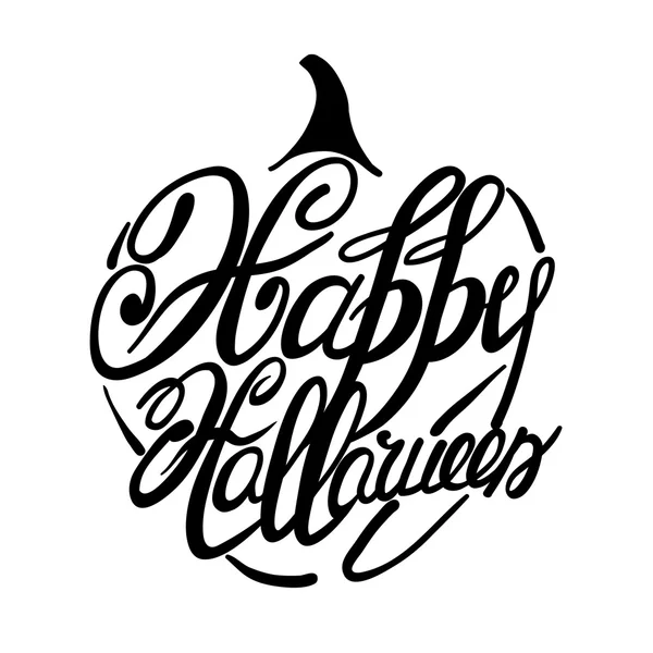 Halloween 1 belettering — Stockvector