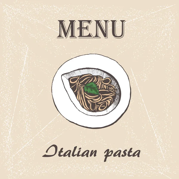 Pasta italiana 1 — Archivo Imágenes Vectoriales