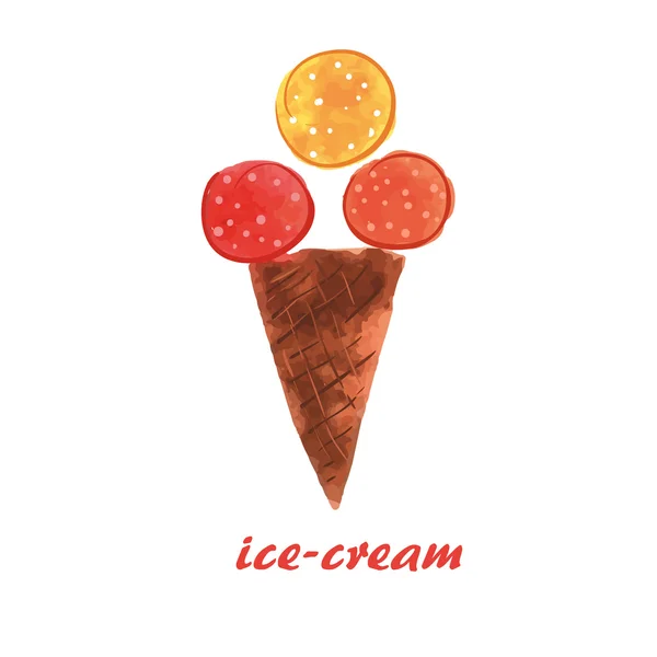 Мороженое 4 — стоковый вектор