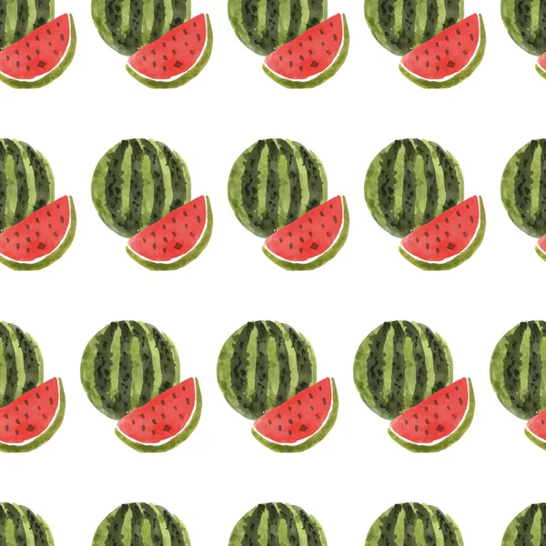 Wassermelonenmuster 4 — Stockvektor