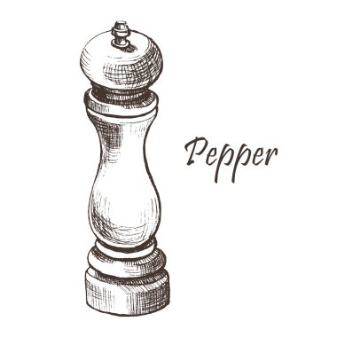 pepper mill clipart